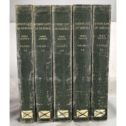 Union List of Serials in Libraries of the United States and Canada, Third Edition, Volumes I-V (Vols 1-5)